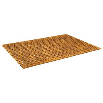 Badematten Natur 105 x 160 cm Massivholz Akazie