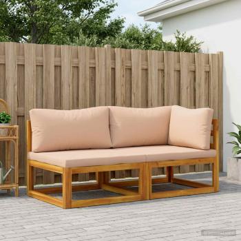 ARDEBO.de - Modulares Sofa-Set mit Polstern 2 stk. 2-Sitzer