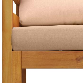 Modulares Sofa-Set mit Polstern 2 stk. 2-Sitzer