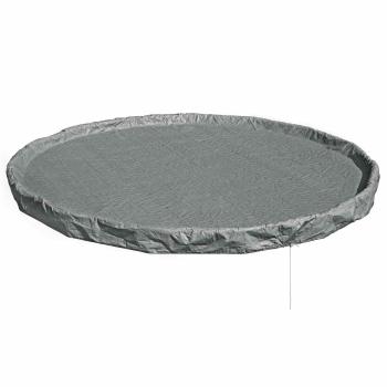 Bestway Poolabdeckung Ø4,57 m Rund Polyester Grau