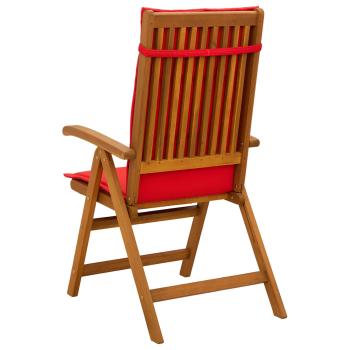 Liegest?hle f?r den Garten 2 stk. Natur Massivholz Akazie