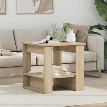 ARDEBO.de - Couchtisch Sonoma-Eiche 51 x 50 x 50 cm Holzwerkstoff