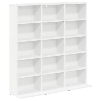 CD Regal Wei? 96 x 23,5 x 97,5 cm Holzwerkstoff