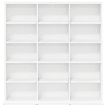 CD Regal Wei? 96 x 23,5 x 97,5 cm Holzwerkstoff