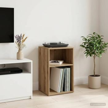 ARDEBO.de - Schallplattenschrank Artisan-Eiche 38 x 33 x 61 cm
