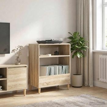 ARDEBO.de - Plattenspieler Stand Sonoma-Eiche 71 x 39,5 x 83 cm