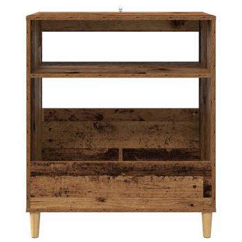 Plattenspieler Stand Altholz 71 x 39,5 x 83 cm Holzwerkstoff
