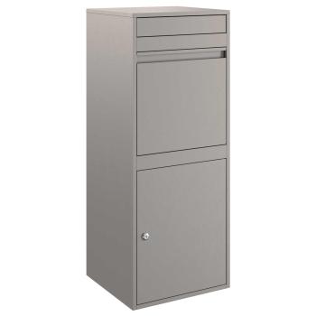 Paketdrop-Box Rostoptik 41 x 38 x 103 cm Wetterfeststahl