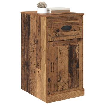Seitenschrank 40 x 50 x 75 cm Holzwerkstoff Altholz