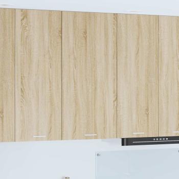 ARDEBO.de - H?ngeschrank Sonoma-Eiche und Wei? 50 x 31 x 100 cm
