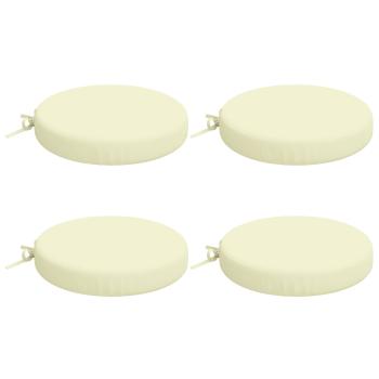 4-teilige Sitzkissen SOEST 4 stk. 100 % Polyester Creme