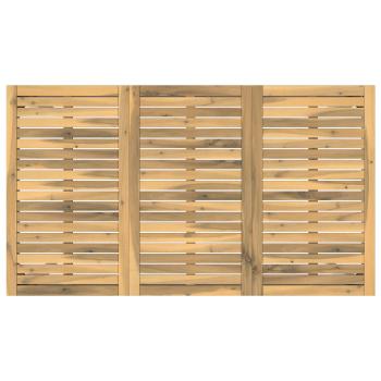 Gartenbar-Tisch Weiß 141 x 80,5 x 105 cm Massivholz Akazie
