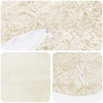 Kissen mit Kissen HEERLEN 6 Stk. Weiß PV Fleece