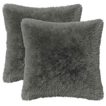 Kissen mit Kissen HEERLEN 2 Stk. Hellgrün PV Fleece