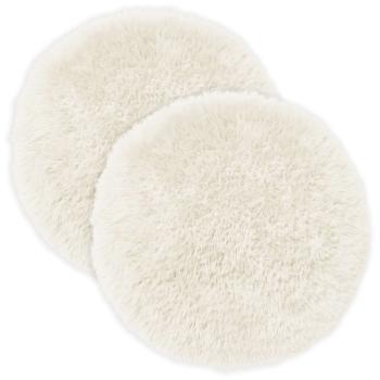 Kissen mit Kissen HEERLEN 2 Stk. Weiß PV Fleece