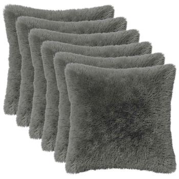 Kissen mit Kissen HEERLEN 6 Stk. Hellgrün PV Fleece
