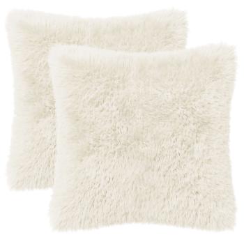 Kissen mit Kissen HEERLEN 6 Stk. Weiß PV Fleece