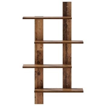 Wandregal Altholz 61 x 13,5 x 105 cm Holzwerkstoff