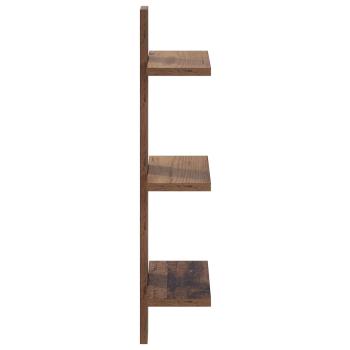 Wandregal Altholz 30 x 13.5 x 64.5 cm Holzwerkstoff