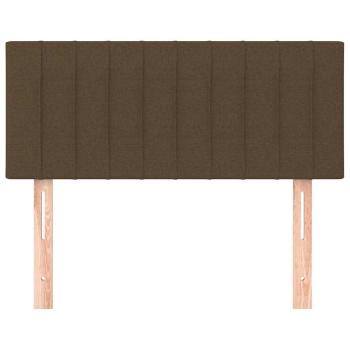 Kopfteil Dunkelbraun 90x5x78/88 cm Stoff