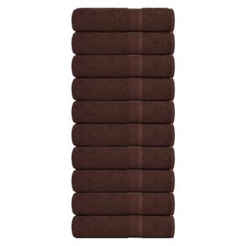 Handtücher FROGN 10 Stk. Braun 50x100 cm 360 g/m²
