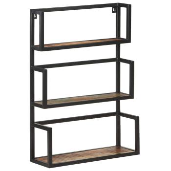 ARDEBO.de - Wandregal 60x20x85 cm Altholz Massiv