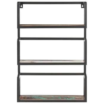 Wandregal 60x20x85 cm Altholz Massiv