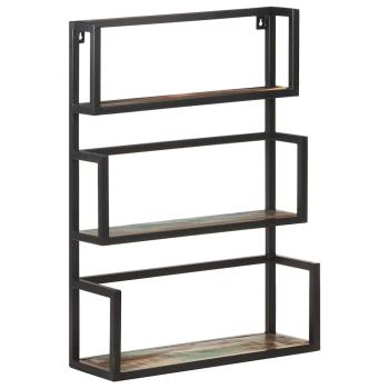 Wandregal 60x20x85 cm Altholz Massiv