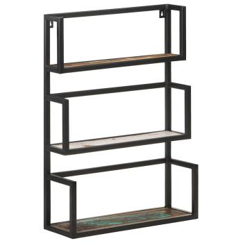 Wandregal 60x20x85 cm Altholz Massiv