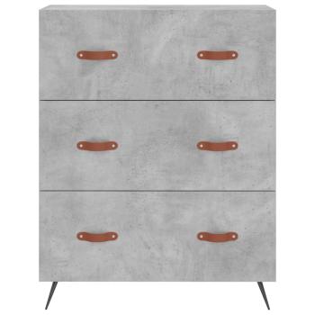Kommode Betongrau 69,5x34x90 cm Holzwerkstoff