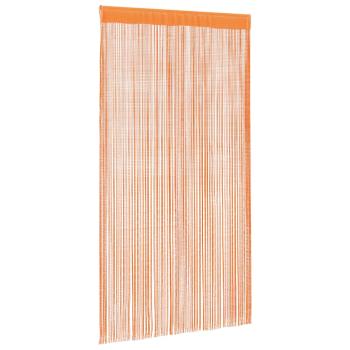 Fadenvorhänge 2 Stk. Orange 140x250 cm