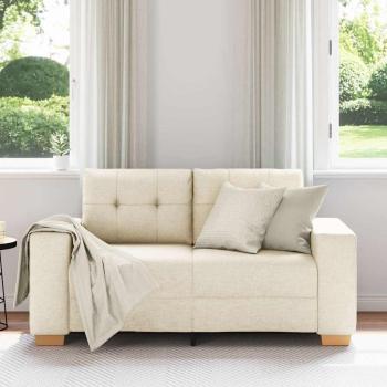 Loveseat-Sofa Leinen 160x77x82 cm
