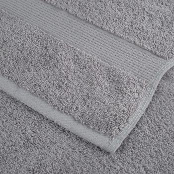 Premium Saunatücher SOLUND 10 Stk. Grau 80x200 cm 600 g/m²