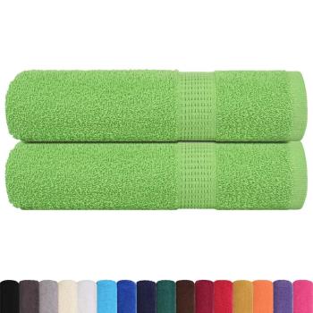 Duschtücher FROGN 2 Stk. Apfelgrün 70x140 cm 360 g/m²