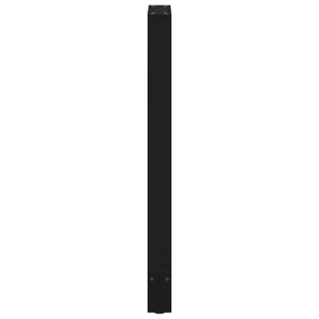 Bartischbeine Schwarz 2 Stk. 40x(100-101) cm Stahl