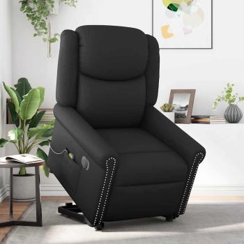ARDEBO.de - Massagesessel Aufstehhilfe Elektrisch Glänzend Schwarz