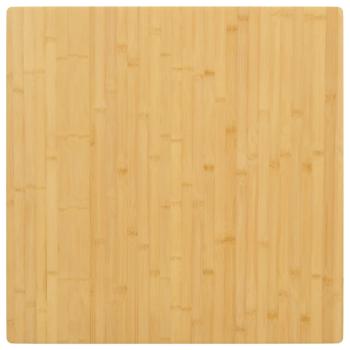 ARDEBO.de - Tischplatte 80x80x2,5 cm Bambus