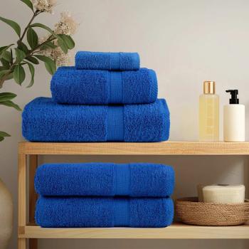 ARDEBO.de - Saunatücher FROGN 10 Stk. Blau 80x200 cm 360 g/m²