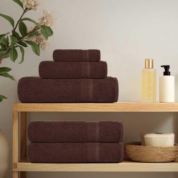 ARDEBO.de - Waschtücher FROGN 10 Stk. Braun 30x30 cm 360 g/m²