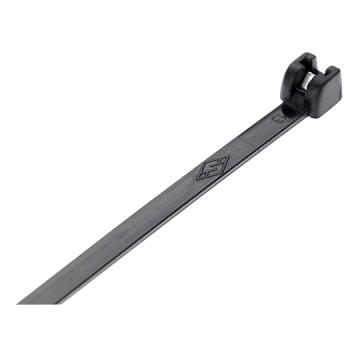 ARDEBO.de - Kabelbinder mit Metallzunge 4,50x360 mm schwarz