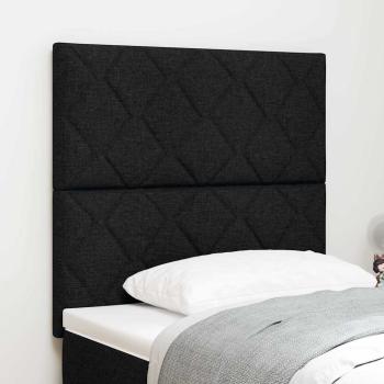 ARDEBO.de - Kopfteil Schwarz 90 cm Stoff