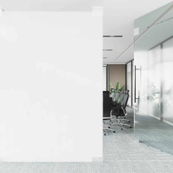 Statische Fensterfolie Frostiges Weiß 90 x 2000 cm PVC