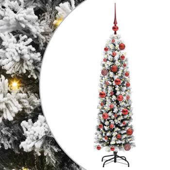 Künstlicher Weihnachtsbaum mit 150 LEDs mit Ständer Grün 120 cm