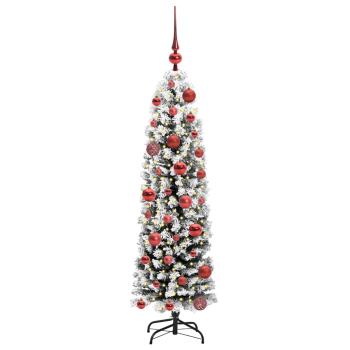 Künstlicher Weihnachtsbaum mit 150 LEDs mit Ständer Grün 120 cm