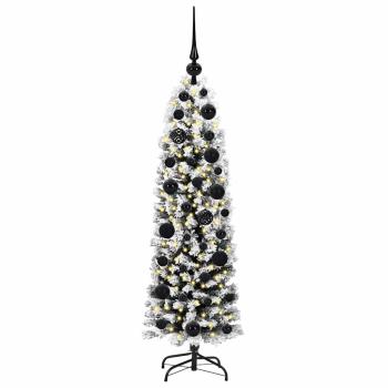 Künstlicher Weihnachtsbaum mit 150 LEDs mit Ständer Grün 120 cm