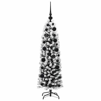 Künstlicher Weihnachtsbaum mit 150 LEDs mit Ständer Grün 120 cm