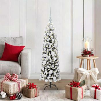 ARDEBO.de - Künstlicher Weihnachtsbaum mit 150 LEDs mit Ständer Grün 120 cm