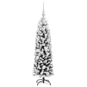 Künstlicher Weihnachtsbaum mit 150 LEDs mit Ständer Grün 120 cm