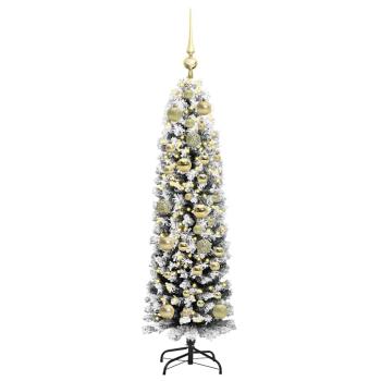 Künstlicher Weihnachtsbaum mit 150 LEDs mit Ständer Grün 120 cm
