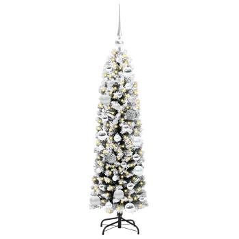 Künstlicher Weihnachtsbaum mit 150 LEDs mit Ständer Grün 120 cm